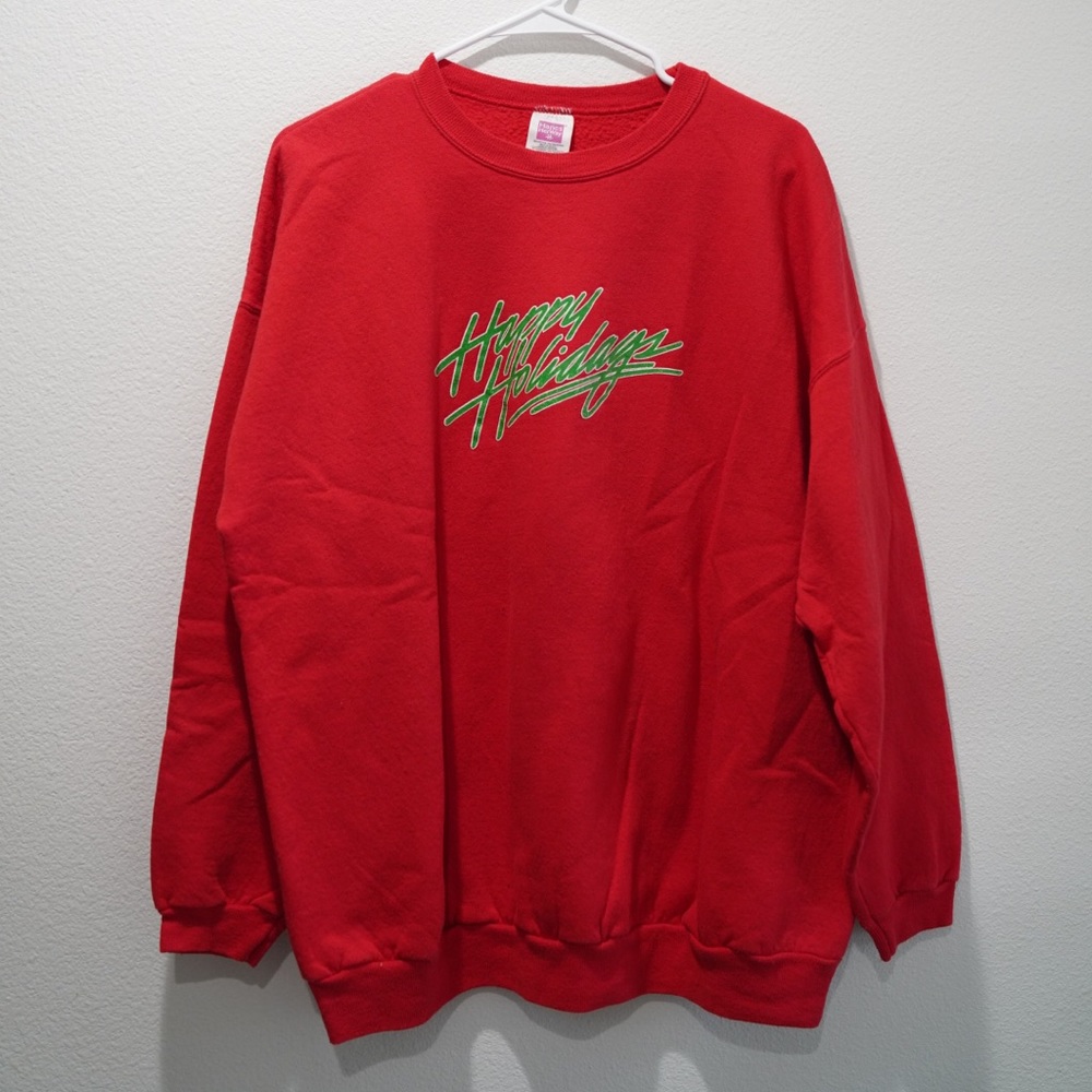 “Happy Holidays” vintage sweatshirt
